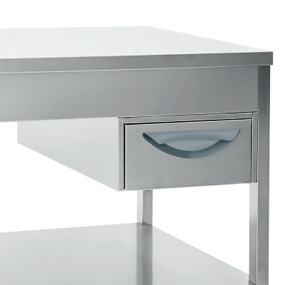 Stainless steel drawer mm. 450Lx680Dx200H.