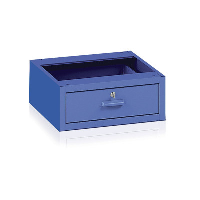 Hanging drawer mm. 500Lx520Dx200H. Blue.