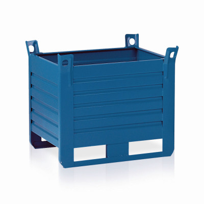 0321BS Container kg.2000 mm. 1000Lx800Dx650H+150H. Dark blue.