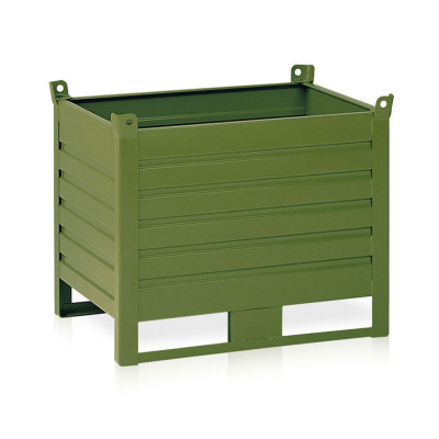 Container mm. 1200Lx800Dx 650H +130H. Green.