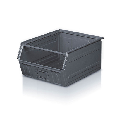 Container with opening mm. 482Lx720Dx300H.(G.5). Dark grey.