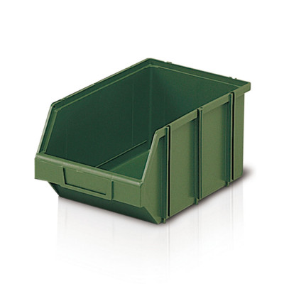 Container N.5S mm. 385Lx580Dx250H. Green.