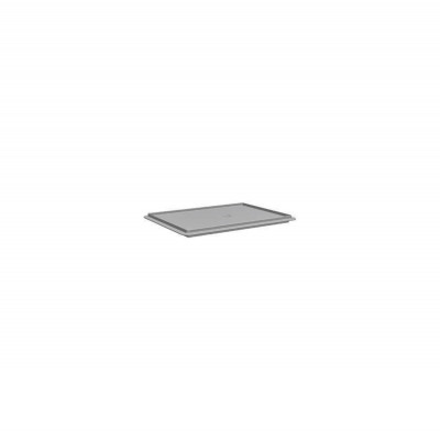 Coperchio per contenitori. Grigio. Mm 600x400x20h