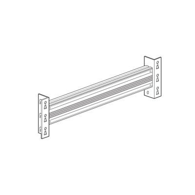 Pallet rack horizontal beams series 85-110. Sizes: mm 1800Lx50Dx100/215H.