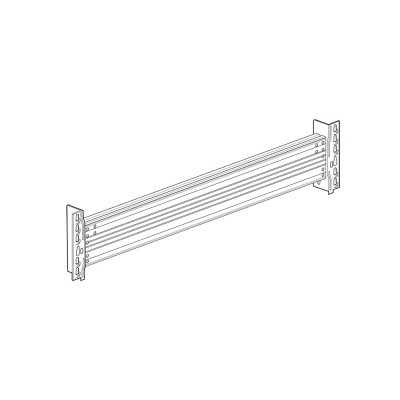 Pallet rack horizontal beams series 80-115. Sizes: mm 2200Lx45Dx106/181H.