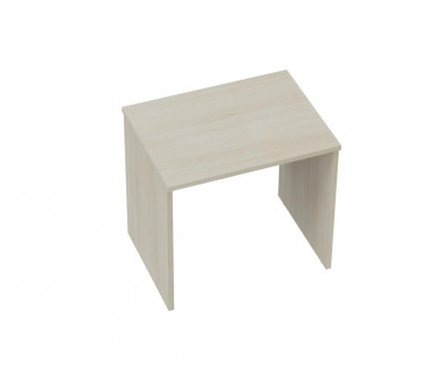 Service table in melamine with sides. Sizes: 800Lx600Dx745H mm.
