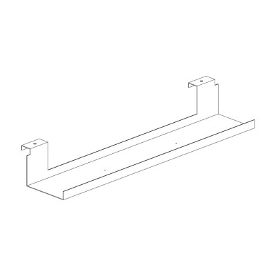 Canalina portacavi mm 640. Alluminio