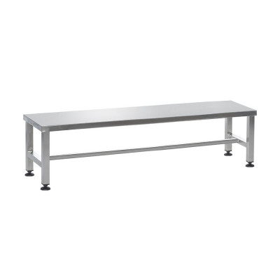Panca inox mm 1500x400x450h