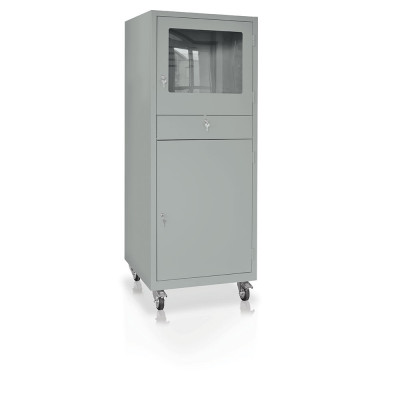 Computer cabinet mm. 600Lx600Dx1655H. Grey.