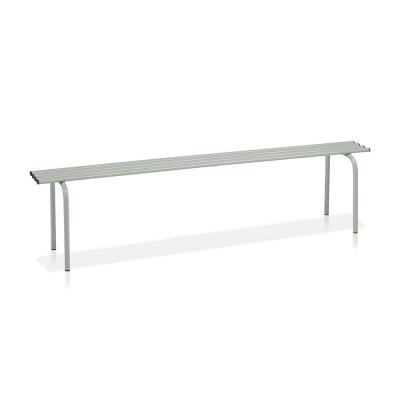 Panca seduta in lamiera mm 1500. Grigio