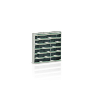 Portaminuterie 35 caselle mm 600x120x600h. Grigio
