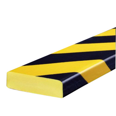 Profilo flessibile piatto giallo nero mm 50x20- barra 1 MT