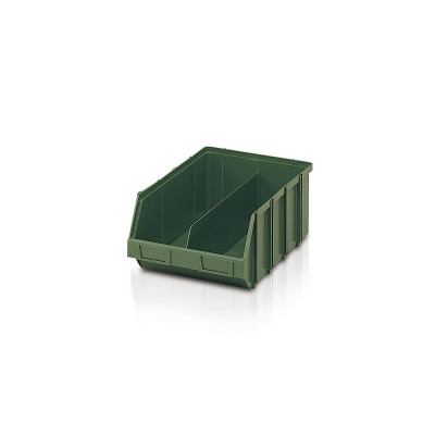 Contenitore mm 385x580x250h con separatore. Verde