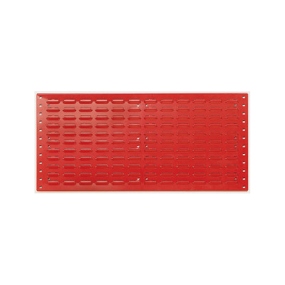 Pannello da attrezzare mm 1000x15x455h. Rosso
