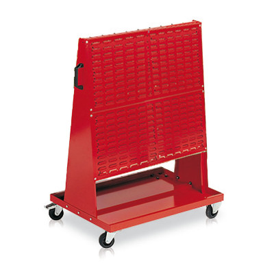 Carrello da attrezzare mm 1010x610x1330h. Rosso