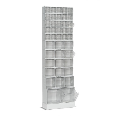 Scaffale da terra con 11 cassettiere mm 605x1950h
