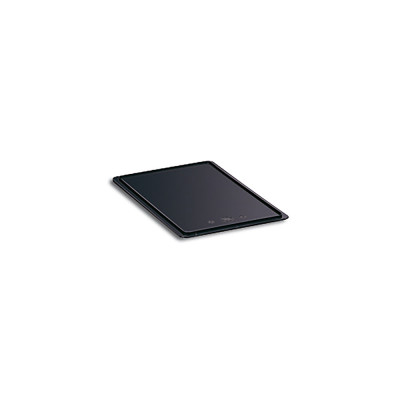 Coperchio a slitta per cassette mm 600x400. Nero