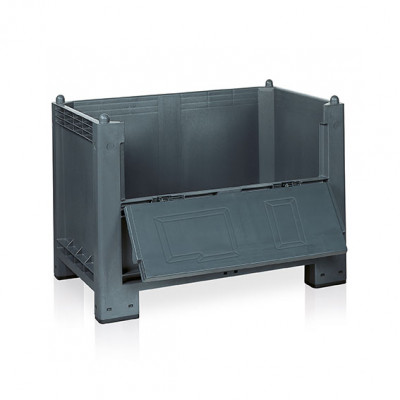 Contenitore con sportello mm 1200x800x850h. Antracite