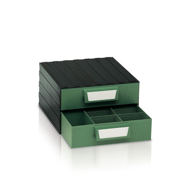 Cassettiera mm 393x390x228h - 2 cassetti