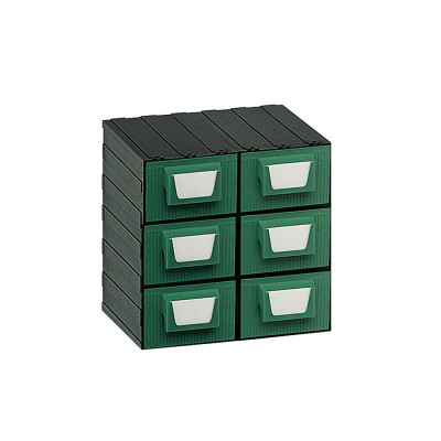 Cassettiera mm 340x270x340h - 6 cassetti