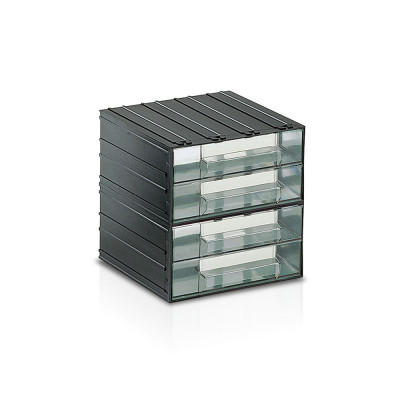 Cassettiera mm 225x225x225h - 4 cassetti