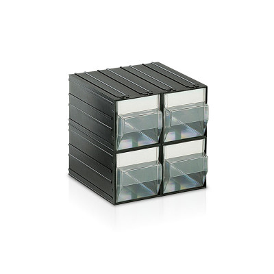 Cassettiera mm 225x225x225h - 4 cassetti