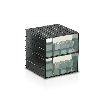 Cassettiera mm 225x225x225h - 2 cassetti