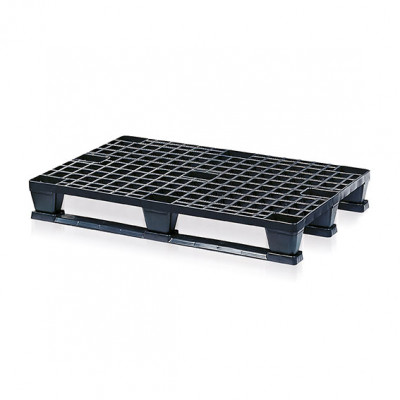 Pallet in polietilene mm 1200x800x135h. Nero