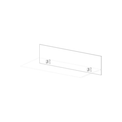 Front panel for Essenza desk of mm 1800L. Sizes: mm 1800Lx18Dx470H.