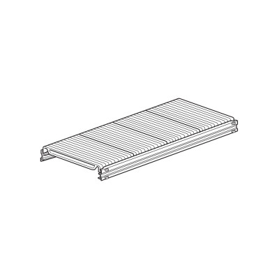 Mini shelf with small shelves mm 300x25h. Sizes: mm 1200Lx400P.