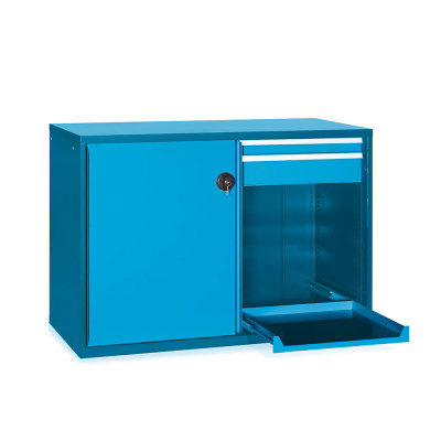 AH465BCBC Tool cabinet sliding doors mm. 1430Lx780Dx1000H. Blue colour.