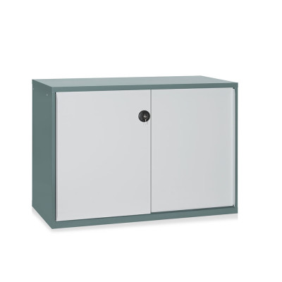 Tool cabinet sliding doors mm. 1430Lx780Dx1000H. Colour Dark grey/Light Grey.