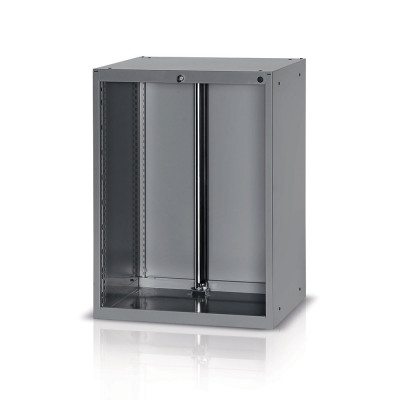 Tool cabinet to be equipped mm. 717Lx600Dx100H. Dark grey.