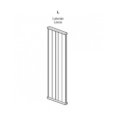 Pannellatura laterale liscia mm 1972hx700