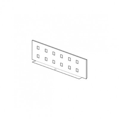 Separatore longitudinale per cassetto mm 600x165h