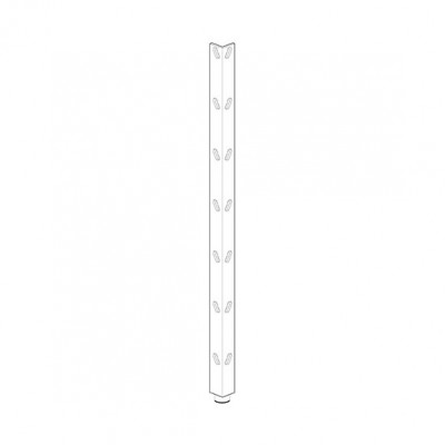 Montante inox mm 35x35x2000h