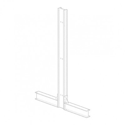 Colonna bifronte mm 2000hx800+800