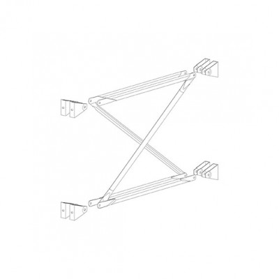 Crociera mm 1500x1100h. Zincato
