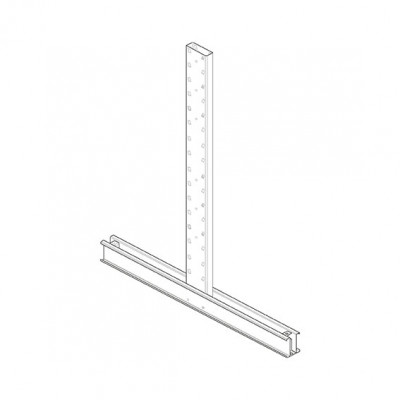 Colonna bifronte mm 2000hx600+600