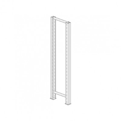 Fiancata mm 1000hx400. Zincato
