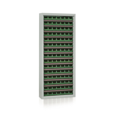 Scaffale 105 contenitori mm 840x270x990h. Verde