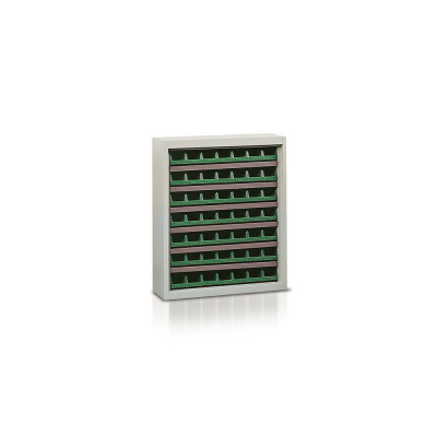 Scaffale 49 contenitori mm 840x270x990h. Verde