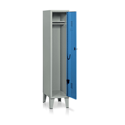 Spogliatoio 1 posto mm 360x500. Grigio/Blu