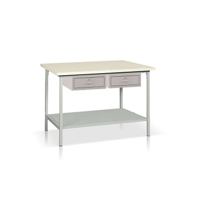 Tavolo 2 cassetti e sottopiano mm 1500x800x800h