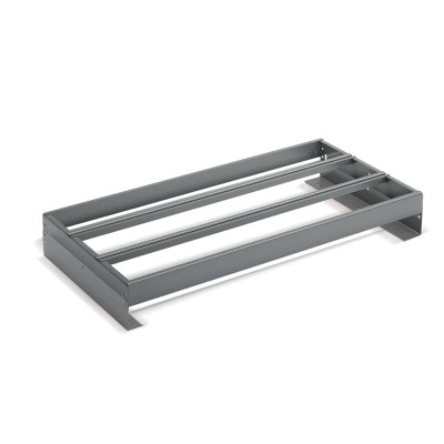 Bushing holder frame for drawer with 3 rows mm. 890Lx444Dx69H. Dark grey.