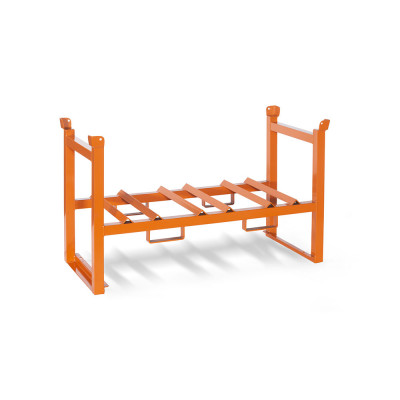Telaio sovrapponibile per 3 fusti 60 lt. Arancio