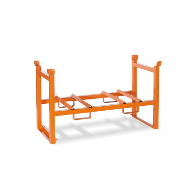 Telaio sovrapponibile per 2 fusti. Arancio