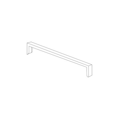 Crossbar for hanger rails length mm 500. Galvanised