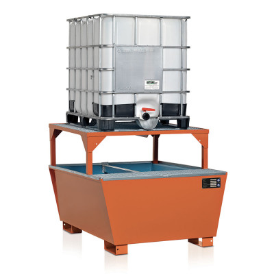 Watertight tank for cistern mm. 1085/1345Lx1655Dx1090H +100H. Orange.