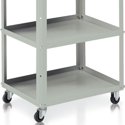 C908 Tray for trolley mm. 600Lx450Dx30H. Grey.